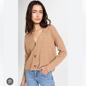 Madewell Cameron Ribbed Cardigan Sweater Coziest Yarn XS
